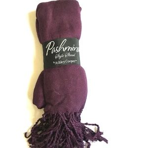 Plumb Pashmina Scarf or Wrap